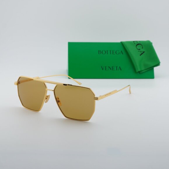 Bottega Veneta BV1012S 008 Aviator Sunglasses -...